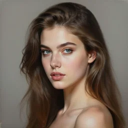painting of a gorgeous young woman in the style of Solly Smook, realistic, sharp focus, 8k high definition, insanely detailed, intricate, elegant, art by Solly Smook