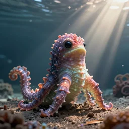 a cute sea monster