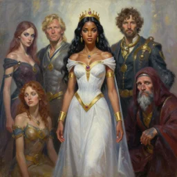 Princess Dejah Thoris of Helium, 4k oil on linen by wlop, artgerm, andrei riabovitchev, nuri iyem, james gurney, james jean, greg rutkowski, highly detailed, soft lighting 8k resolution
