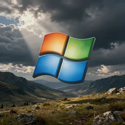 windows xp - v logo