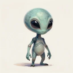 a telekinetic alien creature, adorable and whimsical, fantasy, elegant, digital painting, artstation, concept art, matte, sharp focus, unreal engine 5, marmoset toolbag, redshift,, illustration, art by justin gerard