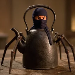 movie still of the most precious spider teakettle from ninja wars 1 9 8 2