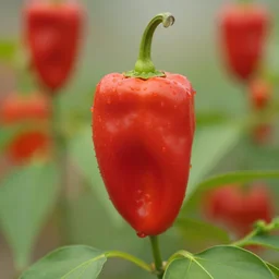 hottest pepper known to mankind, plant fruit, spicy, close shot photography