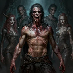 epic professional digital art of hungry man, eerie lighting, painted, intricate, detailed, foreboding, leesha hannigan, wayne haag, reyna rochin, ignacio fernandez rios, mark ryden, iris van herpen, best on artstation, cgsociety, wlop, pixiv, stunning, gorgeous, much wow, much detail, cinematic, masterpiece