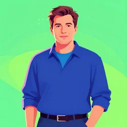 vector art of scott wozniak in a vaporwave aesthetic, 8 k, 4 k, vibrantly colored, realistic proportions, trending on artstation