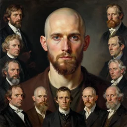 bald mongolian guy with a short beard, painted by ruan jia, raymond swanland, lawrence alma tadema, zdzislaw beksinski, norman rockwell, jack kirby, tom lovell, alex malveda, greg staples