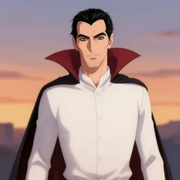 vampire in sunrise