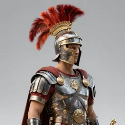 roman centurion plume highly detailed octane render, blender, cgsociety, maya