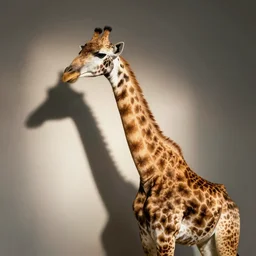 giraffe with a short neck