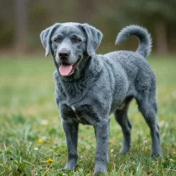 a blue dog