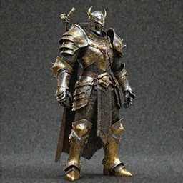 a photorealistic 3D render of a full body dark side knight (as an archetypal DnD isekai Demon Lord) wearing armor made of gold and silver, inspired by Dark Souls and Doom Eternal and Fallout, unreal engine, octane render, cinematic lighting, a sense of evil, detailed hard surface boss character concept art, character design, hyper realism, high detail, depth of field, stunning cgsociety, HD, HDR, 4k