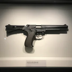 gun in a museum