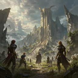 epic fantasy scene, digital art, concept art, fantasy art, highly detailed, hd wallpaper, hdr, artstation, deviantart, behance, 4 k