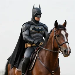 batman riding horse, perfect faces, 8 5 mm