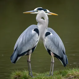 a heron as sherlock holmes