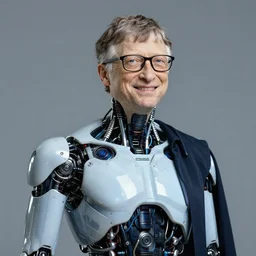 bill gates as a cyborg