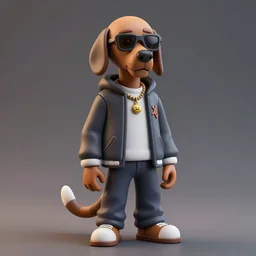 Snoop Dog as a figurine, artstation, 8k, studio, light,