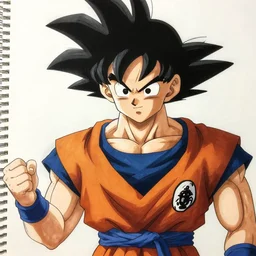 goku drawing by hayao miyazaki
