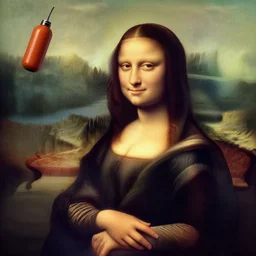 mona lisa throw molotov