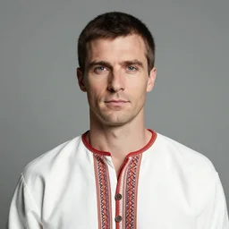 portrait of a slavic male by Annie Leibovitz