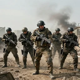 a photorealistic image, imagine it's war and no one goes, professionally retouched, soft lighting, hyper realistic, wide angle, sharp focus, 8 k high definition, 6 4 megapixels, insanely detailed, stunningly beautiful