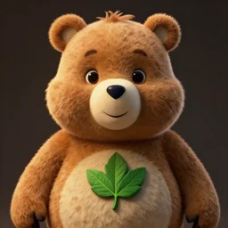 hyperrealistic dslr film still of a care bear with pot leaf emblem on chest, stunning 8 k octane comprehensive 3 d render, inspired by istvan sandorfi & greg rutkowski & unreal engine, perfect symmetry, dim volumetric cinematic lighting, extremely hyper - detailed, extremely lifelike attributes & texture, intricate, masterpiece, artstation, stunning