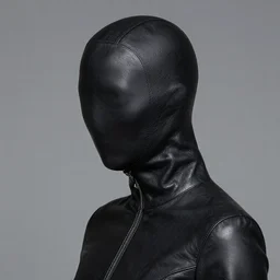 woman in the style of : : leather : : 1,, single head, no double head,