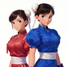 young female character inspired by chun li and garnet, digital art made by makoto shinkai, lois van baarle and jakub rebelka, highly detailed, symmetrical, extremely coherent, anatomically perfect