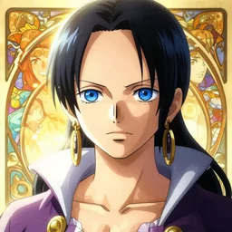 highly detailed vfx portrait of nico robin by eiichiro oda, makoto shinkai, alphonse mucha, sharp focus, art by artgerm and greg rutkowski!, backlit, harsh overhead sunlight, blue eyes, stanley kybric, pixiv, fanbox,