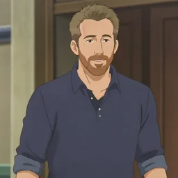 anime still of ryan reynolds