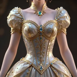 princess, torso, ornate, breathtaking, surreal, intricate, detailed, octane render 4 k