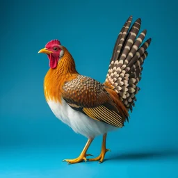 khokhloma style bird