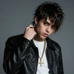 juice wrld in death note digital art 4 k detailed super realistic