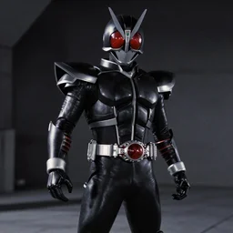 Kamen rider black Showa era , movie still, dark ambient, high quality