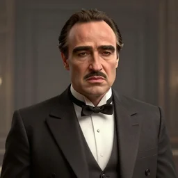 don corleone as a ( ( ( pixar character ) ) ) : : unreal engine, octane render, 3 d render, photo - realistic, cg, visualisation, 4 k