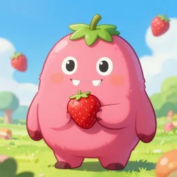 strawberry monster trending on pixiv