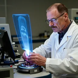 heisenberg walter white x ray laser