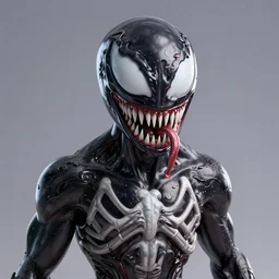 Lofi Giger Scorn portrait of Venom as Alien Pixar style by Tristan Eaton Stanley Artgerm and Tom Bagshaw