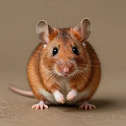 A beautiful portrait of a common household mouse by Rembrandt; trending on artstation