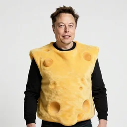 photo of elon musk cosplaying as a mac and cheese costume, highly detailed, extremely high quality, hd, 4 k, 8 k, professional photographer, 4 0 mp, lifelike, top - rated, award winning, cinematic, realistic, detailed lighting, detailed shadows, sharp, no blur, edited, corrected, trending