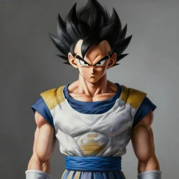 a beautiful professional painting of vegeta from dragon ball by louis remy mignot, greg rutkowski, ilya repin, nice lighting, smooth tiny details, soft and clear shadows, low contrast, fashion photograhy, perfect
