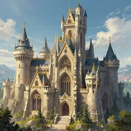 girl genius highly detailed mechanisburg castle, digital art, masterpiece, artstation