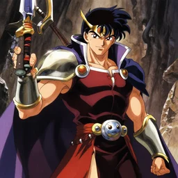 venger from dungeons & dragons ( 1 9 8 3 ) in the style of toei animation