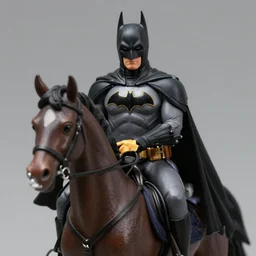 batman riding horse, 5 5 mm, perfect faces