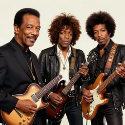 herbie hancock, jimi hendrix and gil scott heron in a band