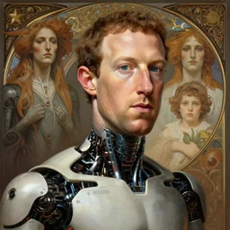mark zuckerberg as male android from i robot!!!, lifeless, portrait, intricate, highly detailed, digital painting, artstation, concept art, wallpaper, smooth, sharp focus, illustration, art by h. r. giger and artgerm and greg rutkowski and alphonse mucha
