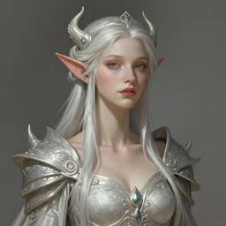 medium shot character portrait of a fantastic lich princess, D&D, fantasy, intricate, elegant, highly detailed, digital painting, artstation, concept art, character design, smooth, sharp focus, illustration, art by artgerm and greg rutkowski and alphonse mucha