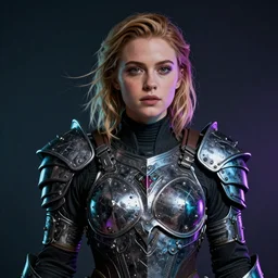 rachel mcadams portrait, dystopia core, apocalyptic, armor, warrior, dramatic, sharp focus, fiction, neon, fantasy, hyper detailed, digital art, trending in artstation, cinematic lighting, studio quality, smooth render, unreal engine 5 rendered, octane rendered, art style and nixeu and wlop and krenz cushart