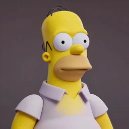 hilarious funny humorous haha dank photorealistic homer simpson meme. portrait. zany mannerism. octane 3 d render. sharpen filter. hyperdetailed full - color skin textures. human like rendition.