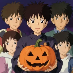 halloween, finely detailed features, perfect art, trending on pixiv fanbox, painted by greg rutkowski makoto shinkai takashi takeuchi studio ghibli, akihiko yoshida,